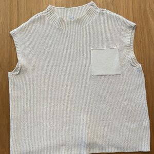 Loose Sweater Tank, M